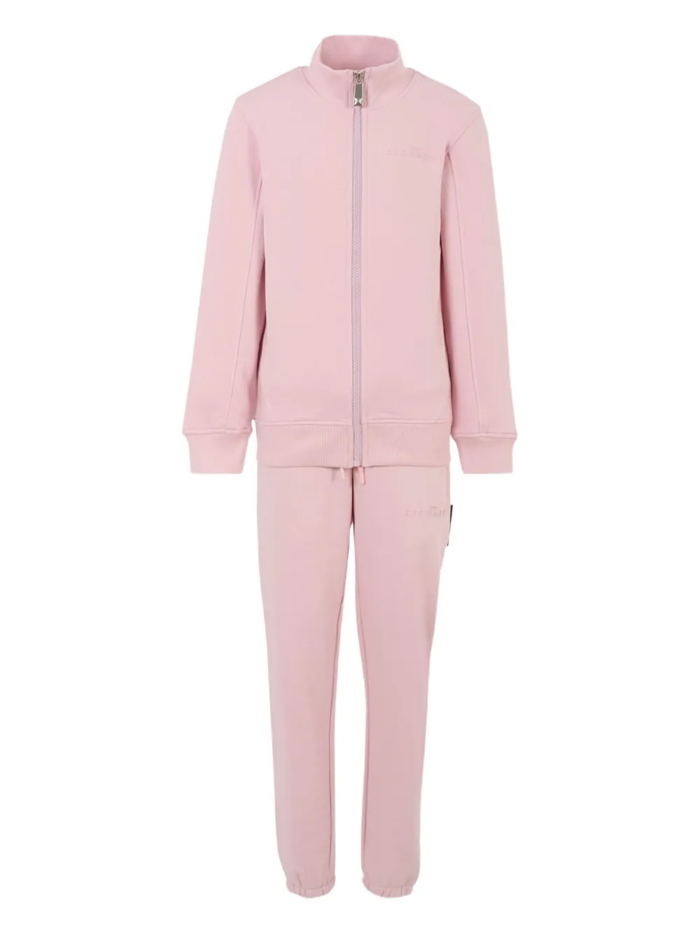 John Richmond Junior zip-up logo tracksuit Roze