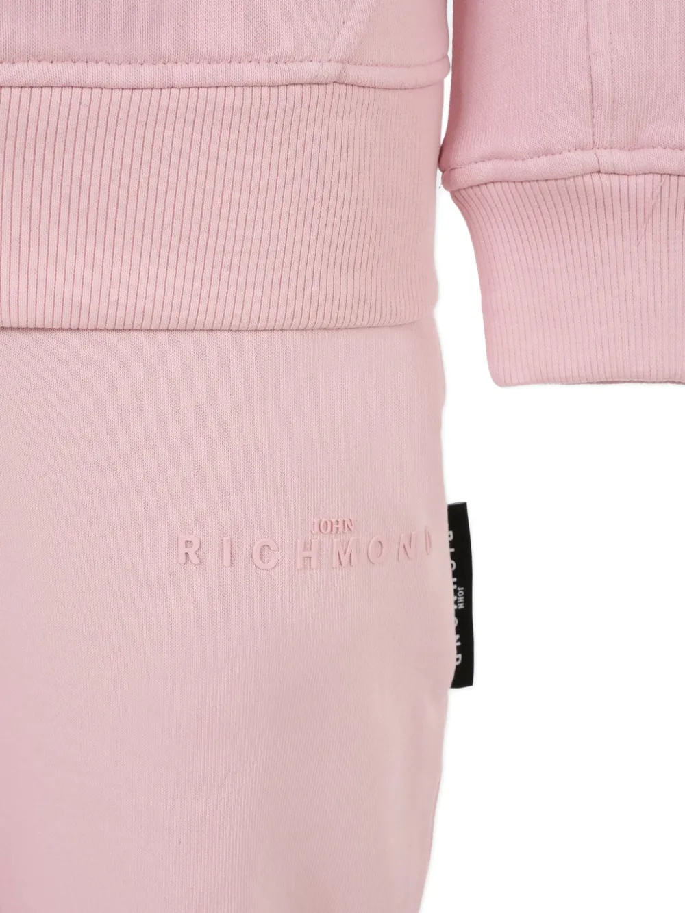 John Richmond Junior zip-up logo tracksuit Roze