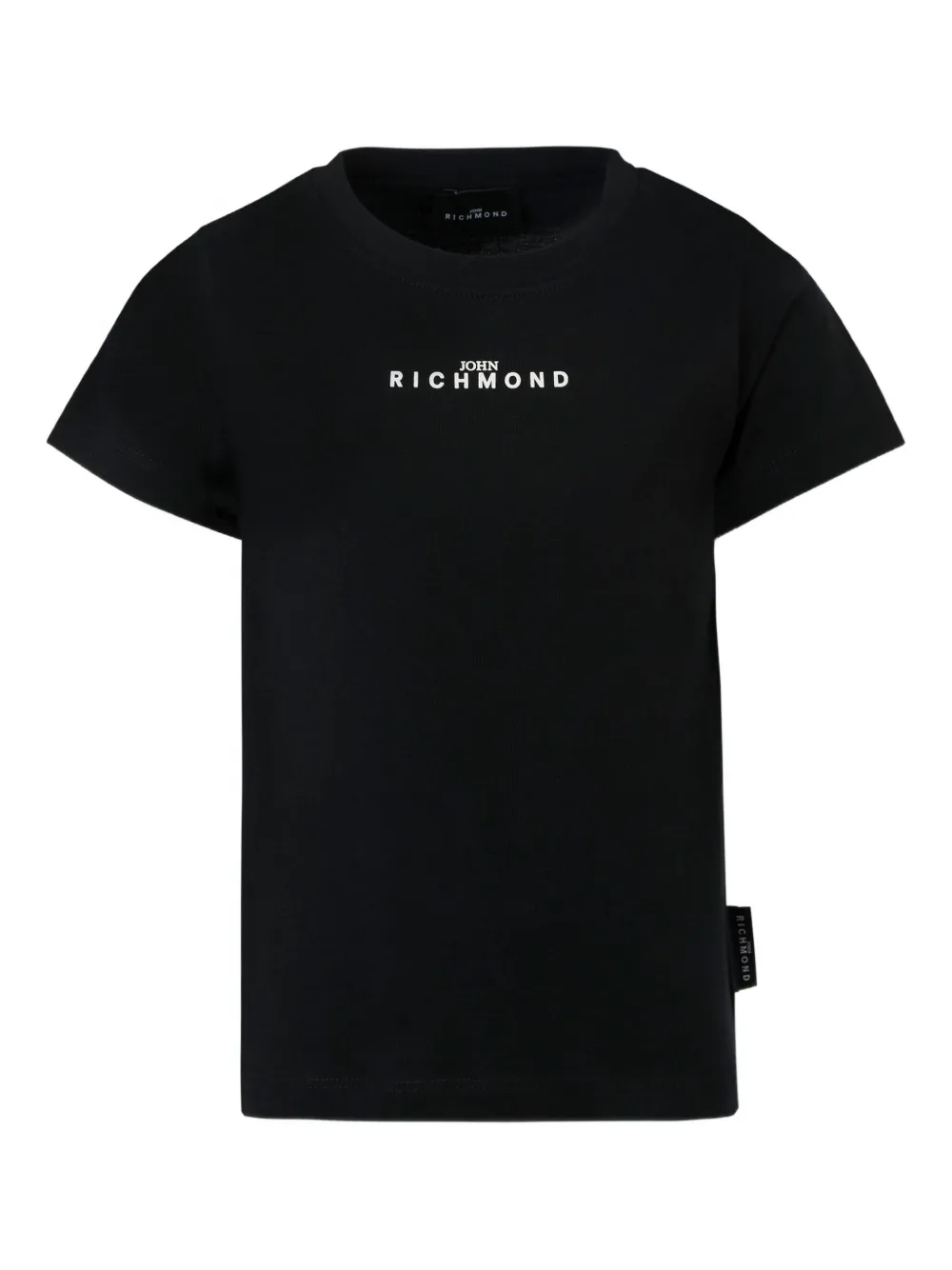 John Richmond Junior logo-detail short-sleeve t-shirt Zwart