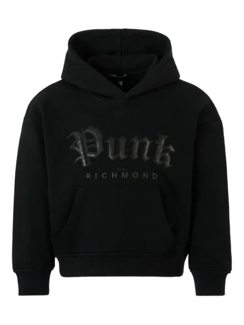 John Richmond Junior punk-logo hoodie