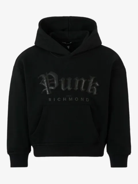 John Richmond Junior punk-logo hoodie