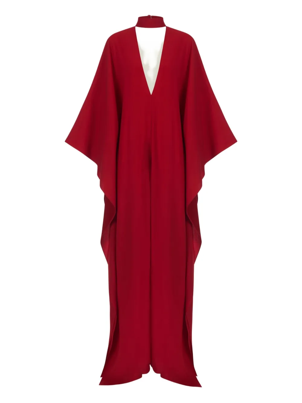Taller Marmo V-neck wide-sleeve kaftan | Red | Image 1