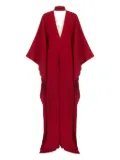 Taller Marmo V-neck wide-sleeve kaftan - Red