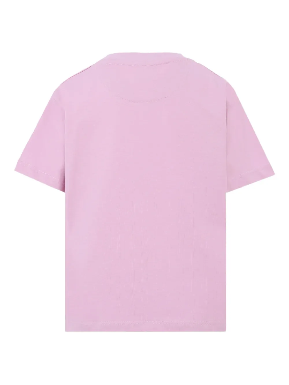 John Richmond Junior logo-embroidered cotton t-shirt Roze