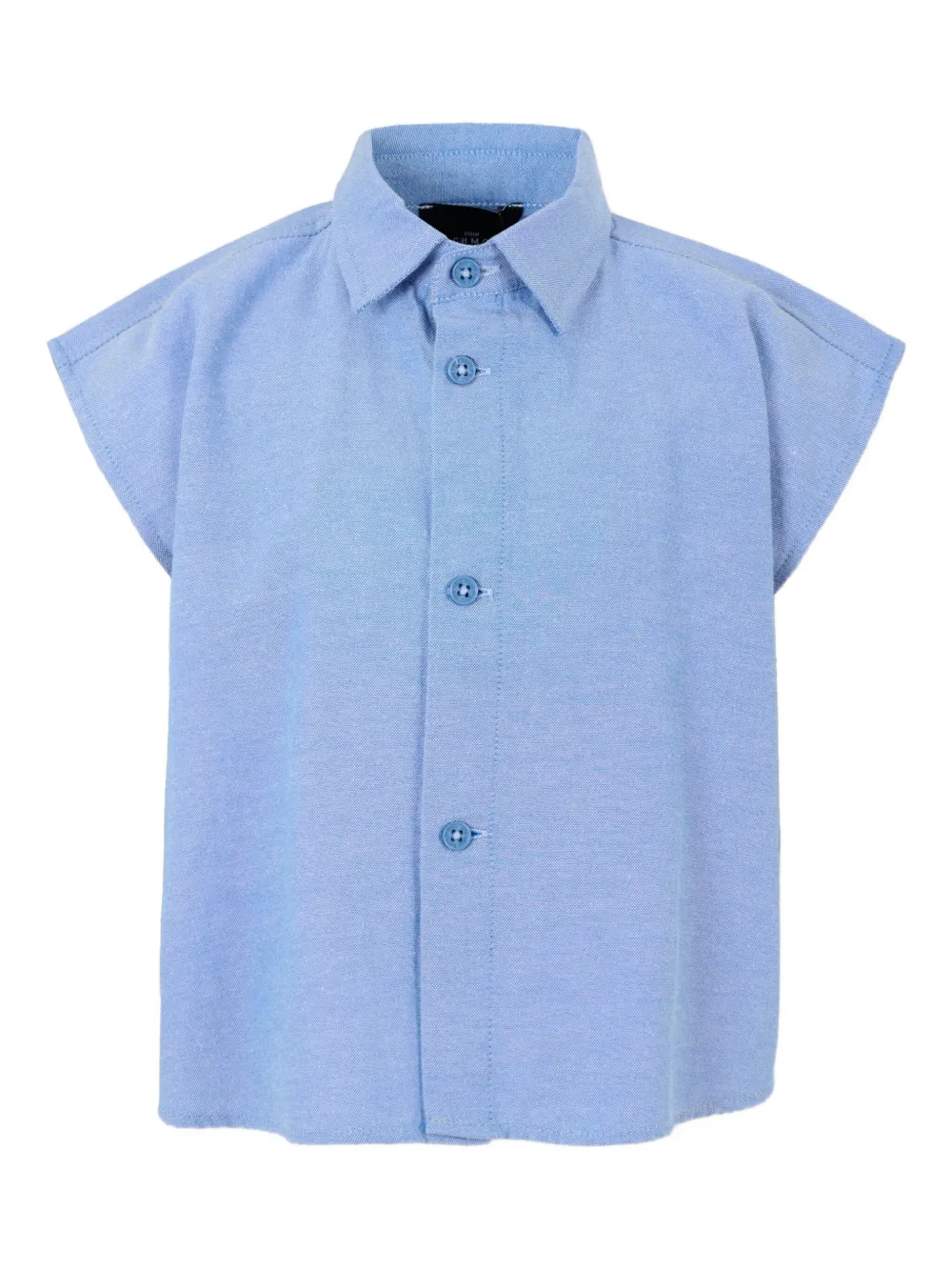 John Richmond Junior Trui met colourblocking en logo Blauw