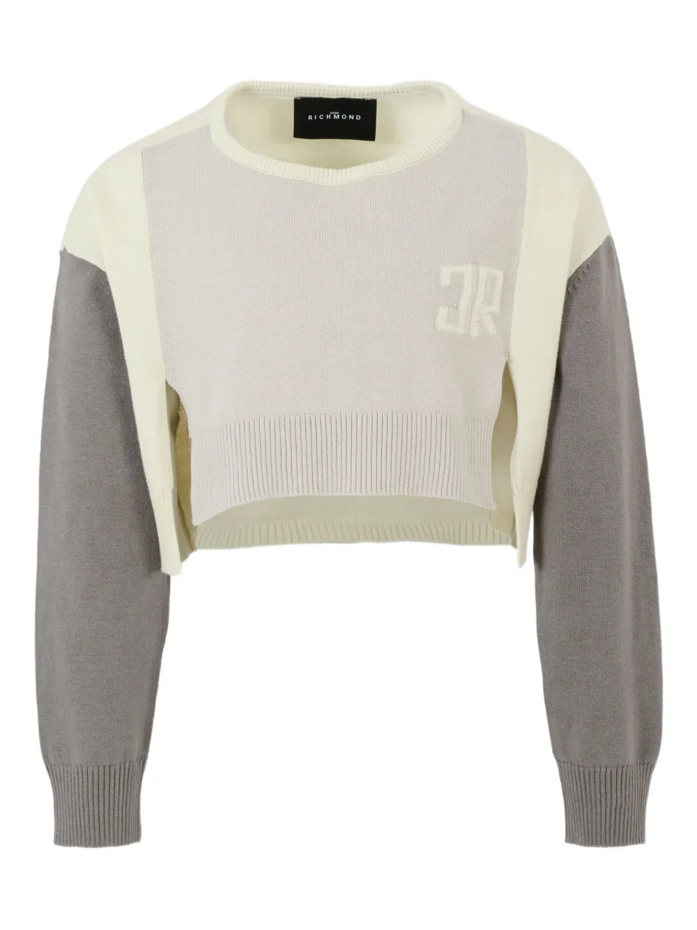 John Richmond Junior colour-block logo sweater | Blue | Image 1