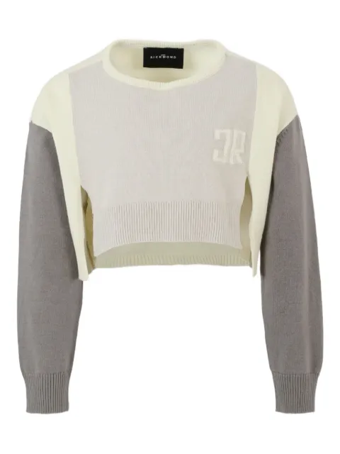 John Richmond Junior suéter con diseño color block