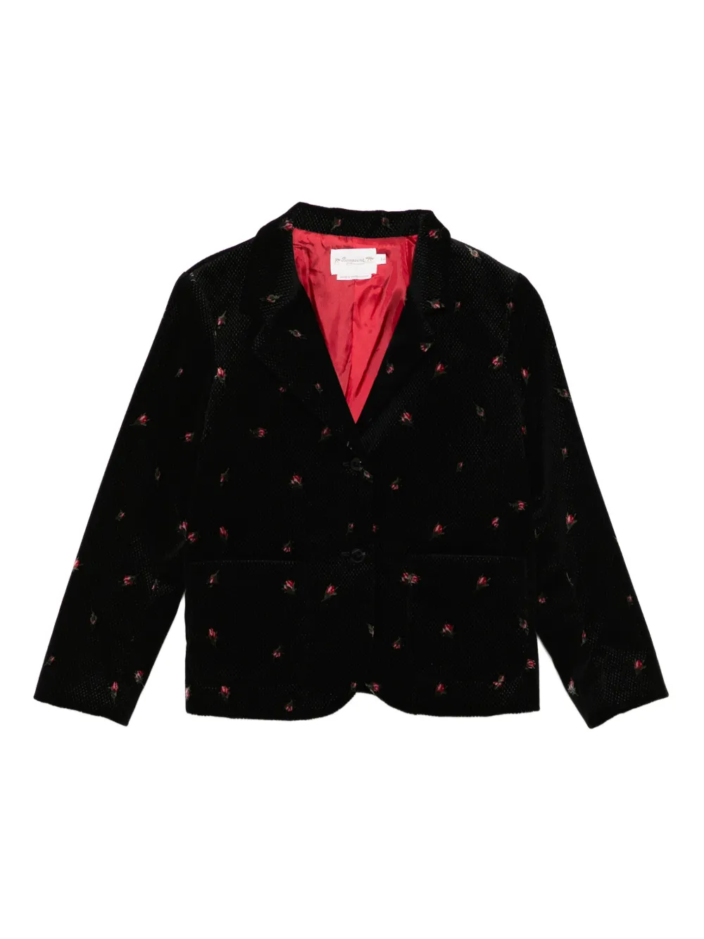 Bonpoint veste à fleurs | noir | Image 1