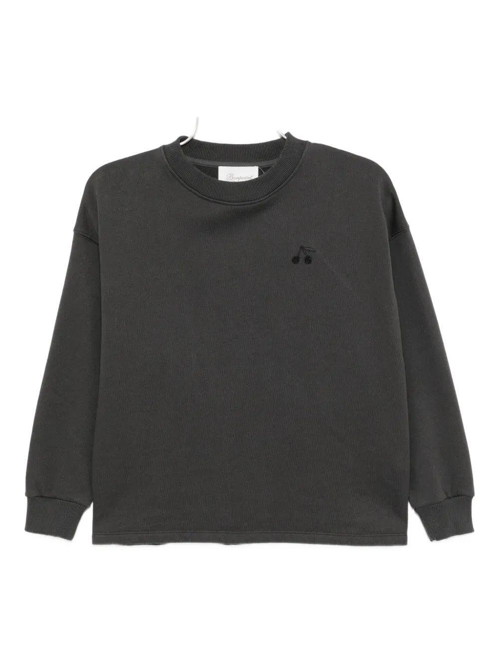 Bonpoint Jaime Cotton Sweatshirt In Gray