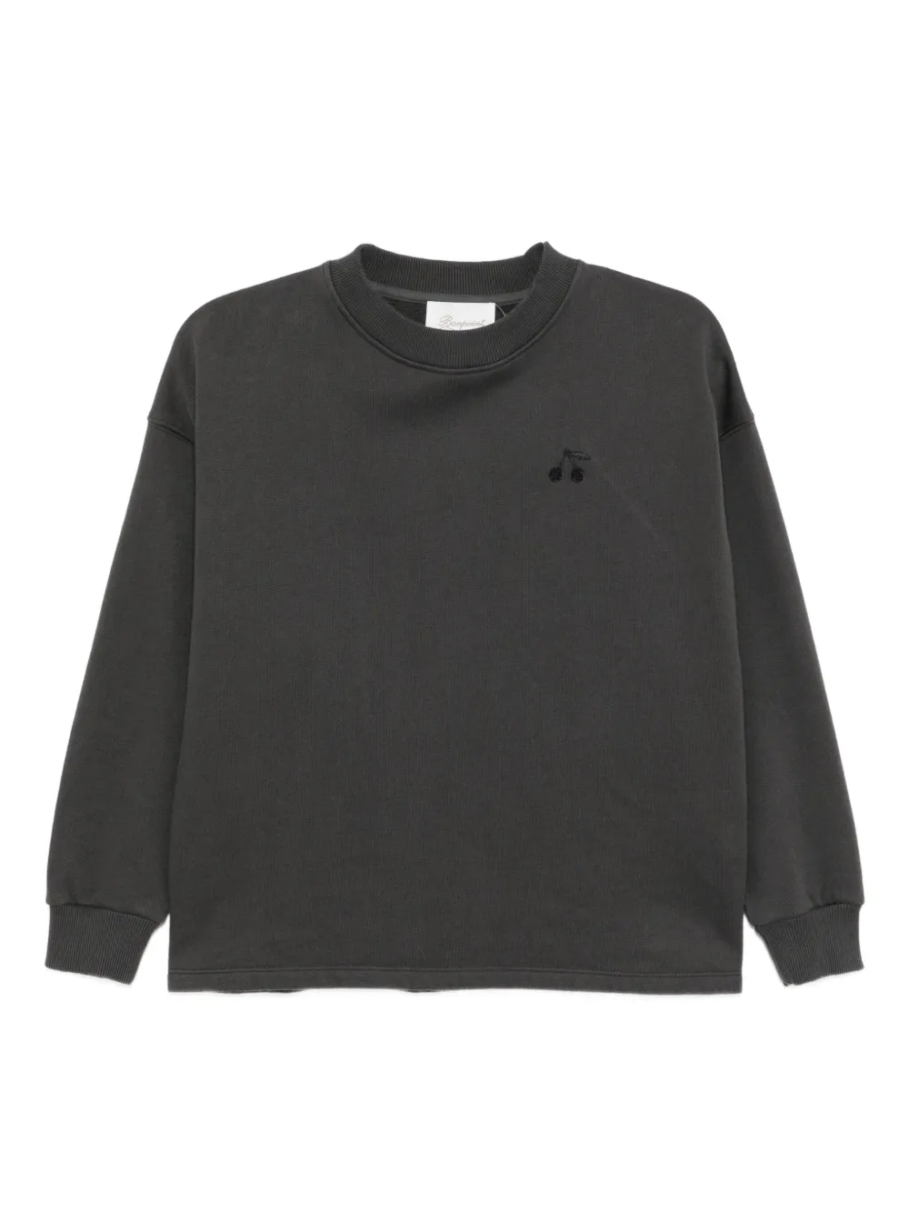 Bonpoint Jaime cotton sweatshirt | Grey | Image 1