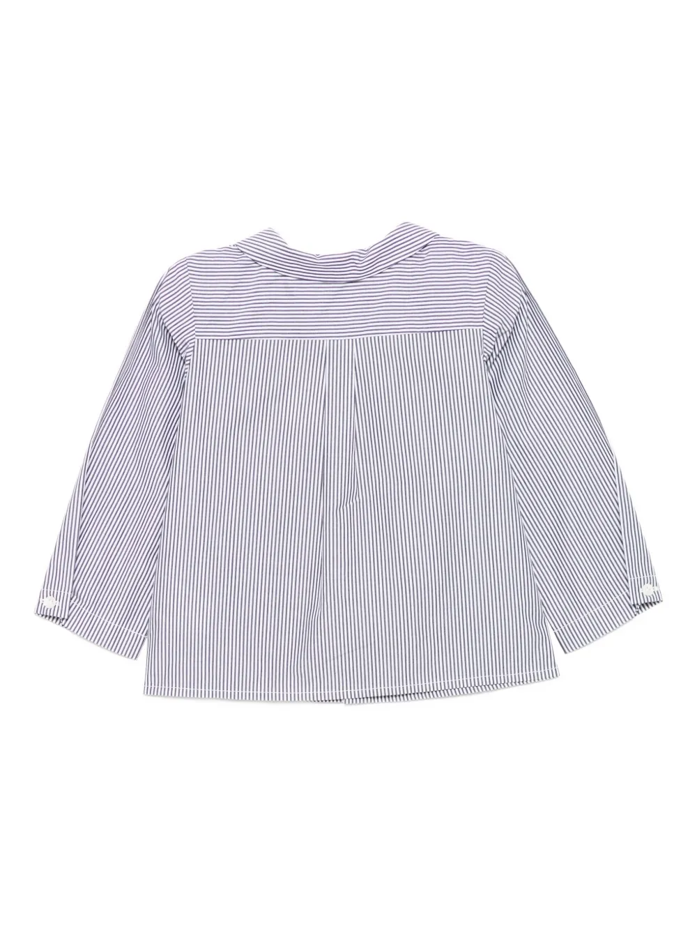 Bonpoint logo-embroidered striped shirt | Shirts | Image 2