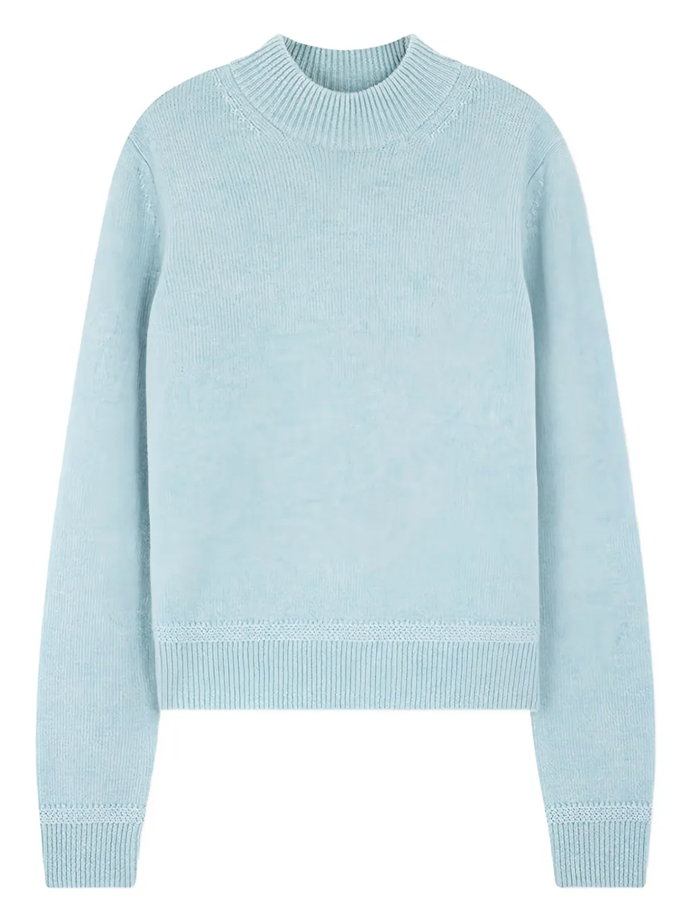 Bonpoint Jylo mock-neck ribbed sweater | Blue | Image 1