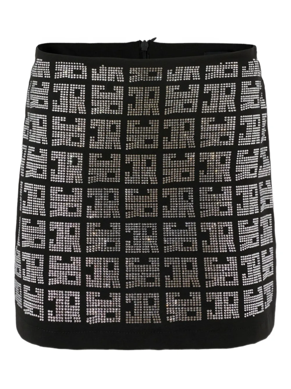John Richmond Junior crystal-embellished mini skirt Zwart