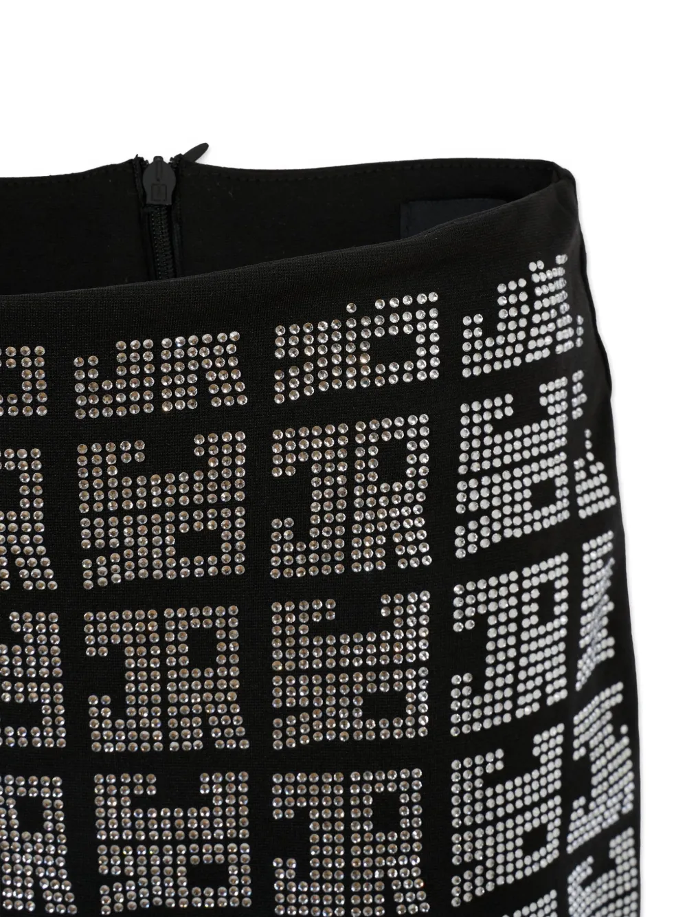 John Richmond Junior crystal-embellished mini skirt Zwart