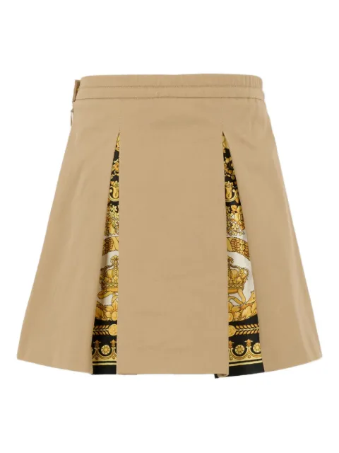 Versace Kids pleated panelled skirt