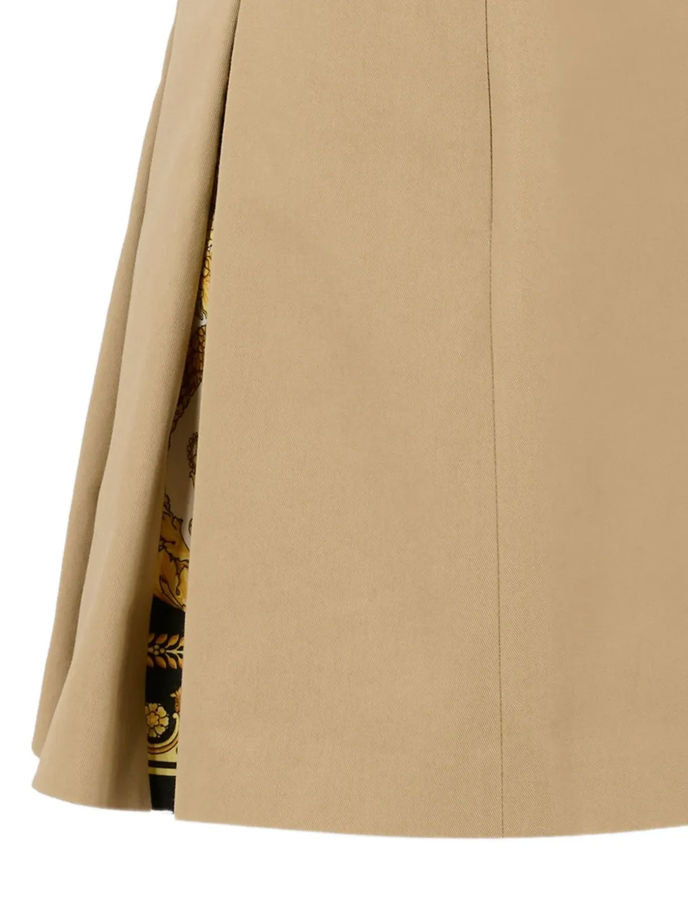 Versace Kids Rok met geplooide vlakken Beige