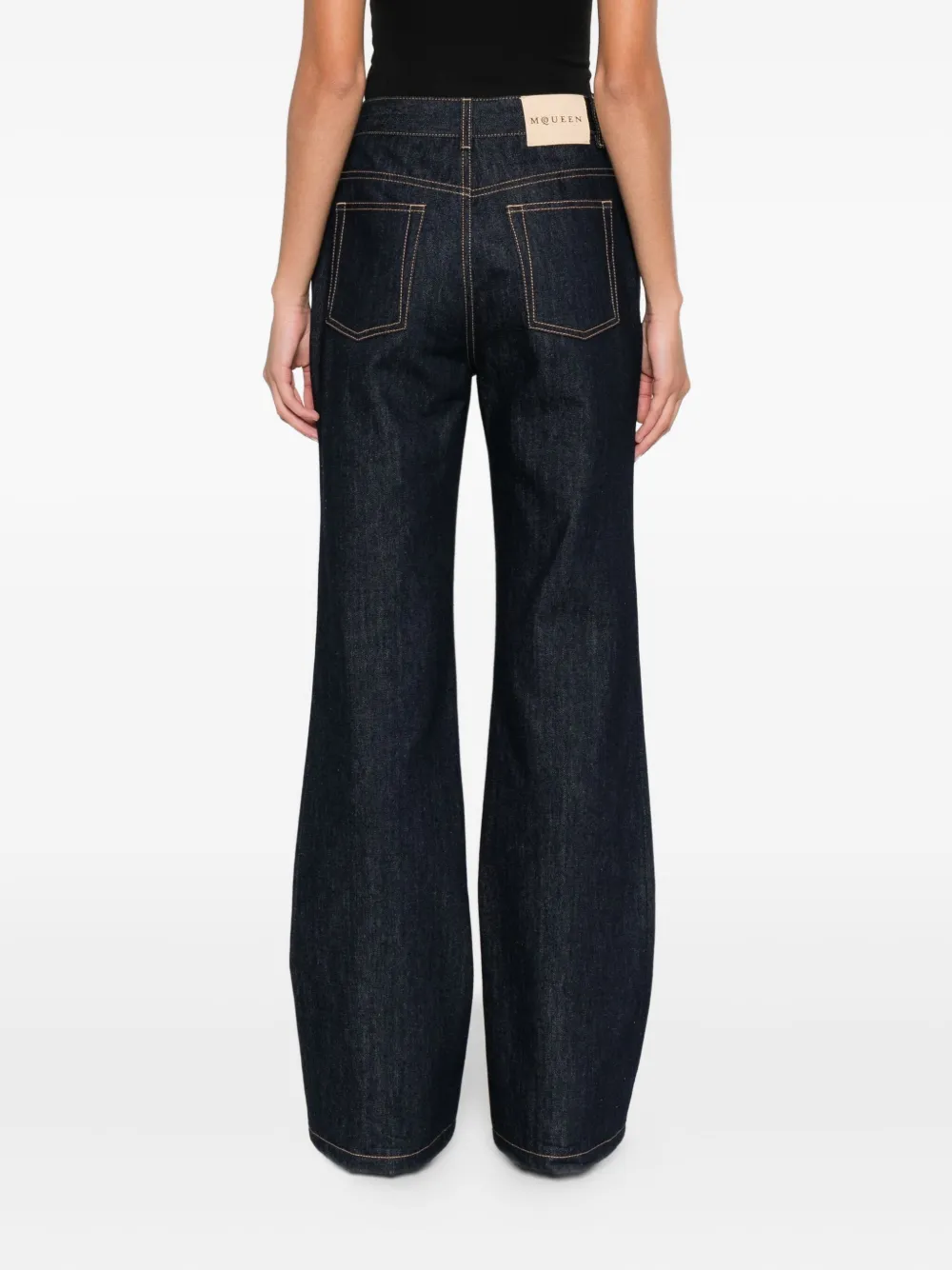 Alexander McQueen Jeans met zak Blauw