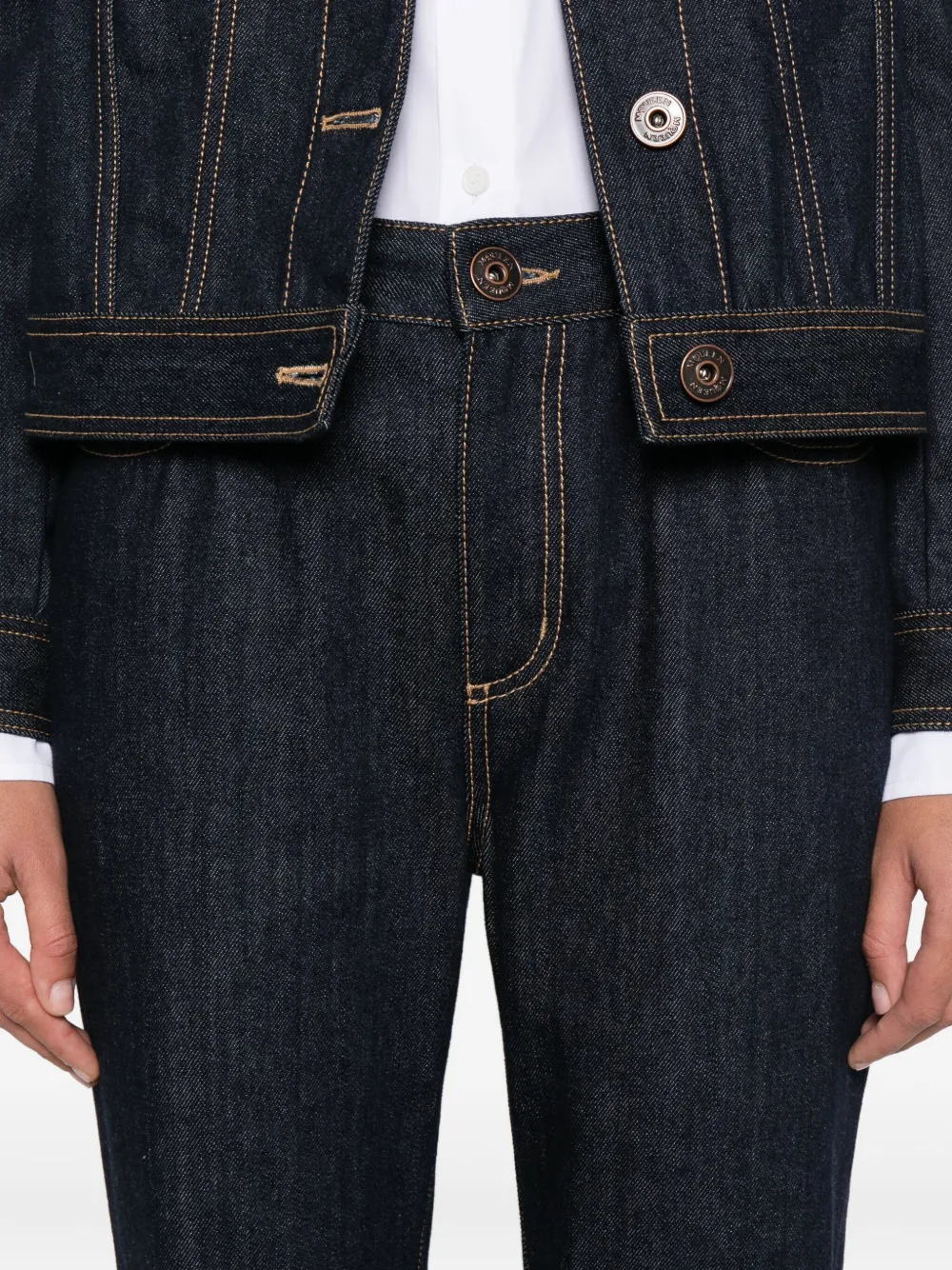 Alexander McQueen Jeans met zak Blauw