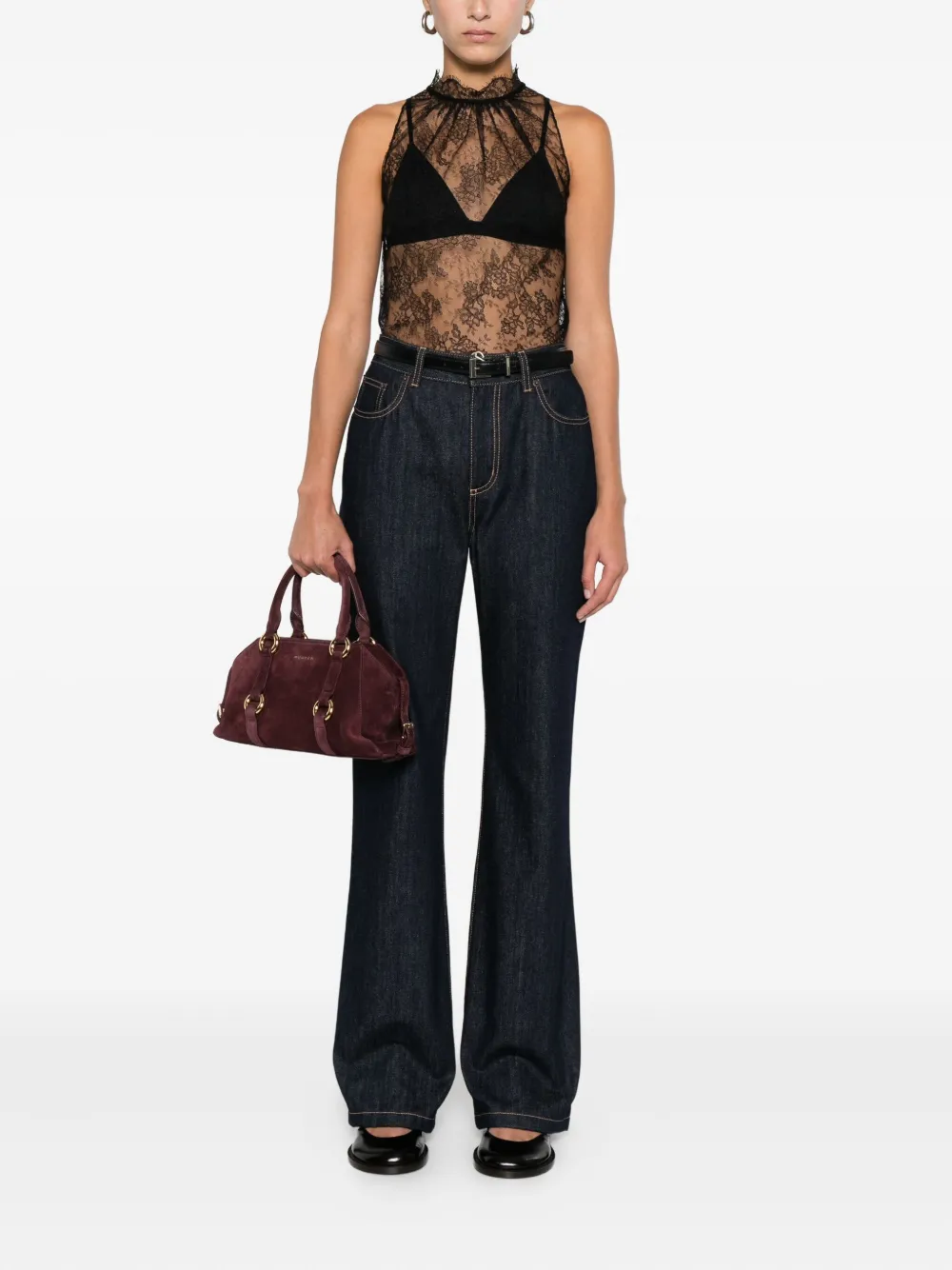 Alexander McQueen lace halter-neck top | Blouses | Image 2