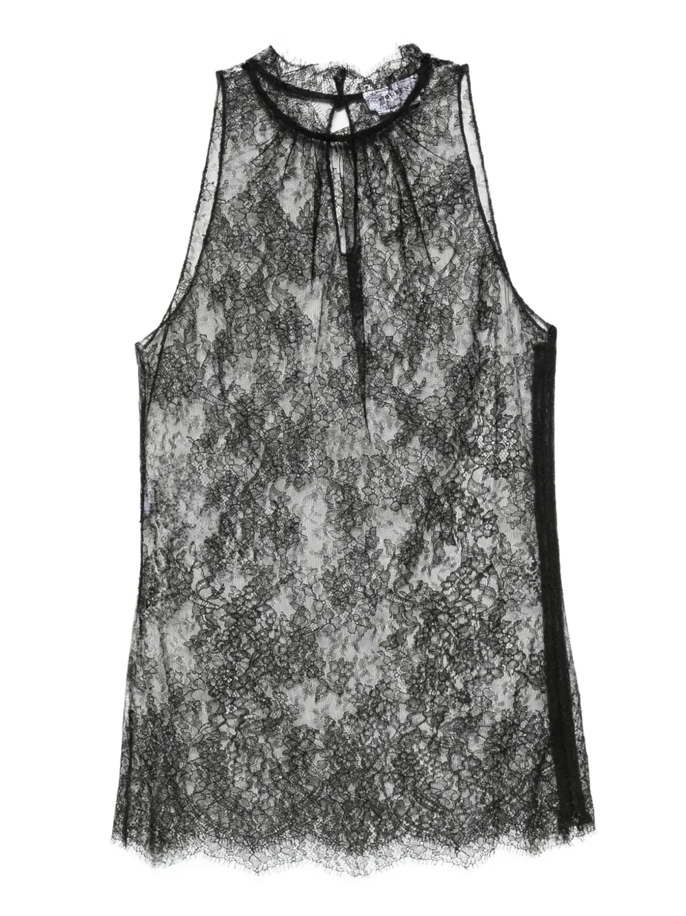 Alexander McQueen lace halter-neck top | Black | Image 1