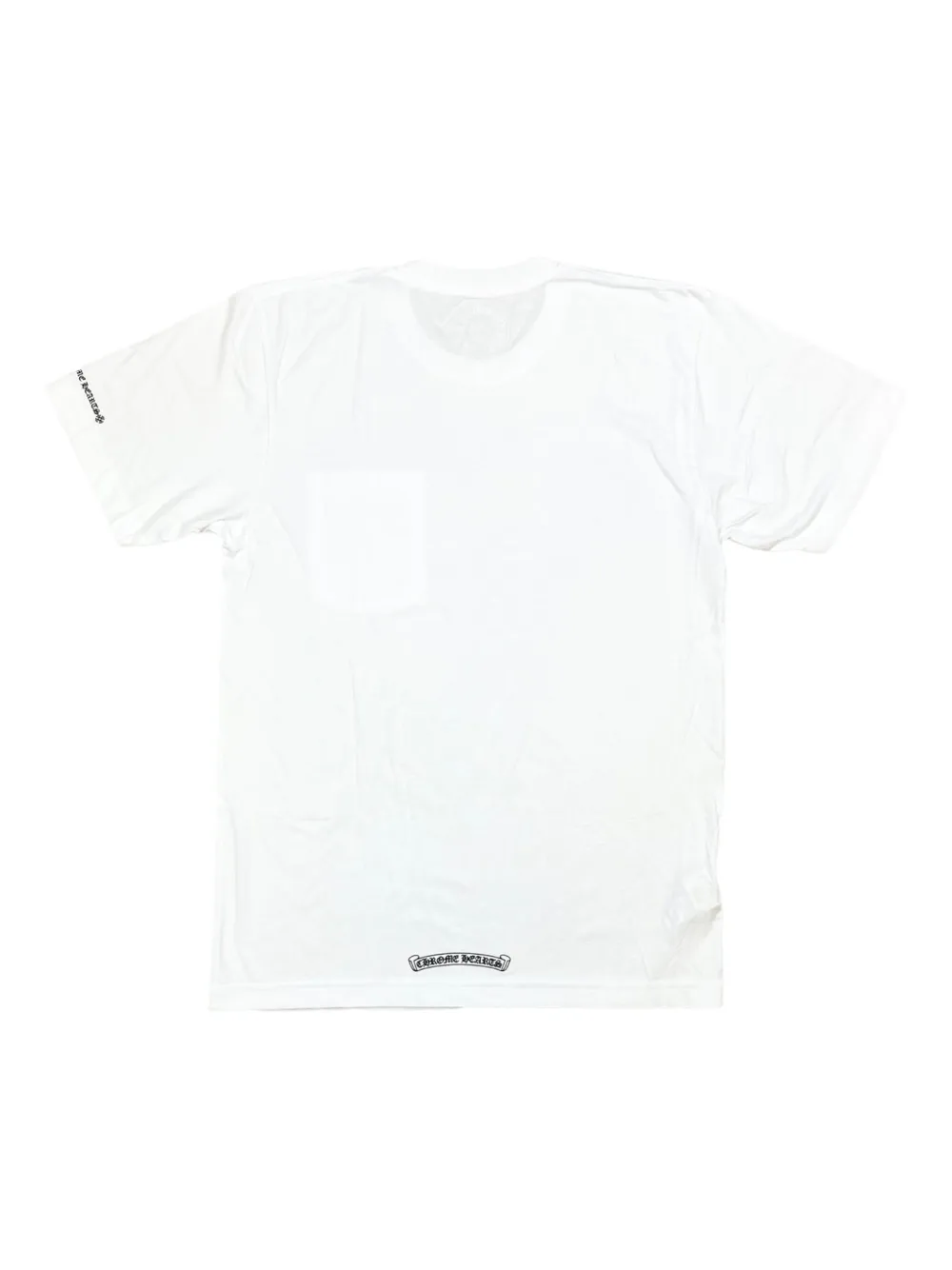 Chrome Hearts White T-shirt met logo - Wit