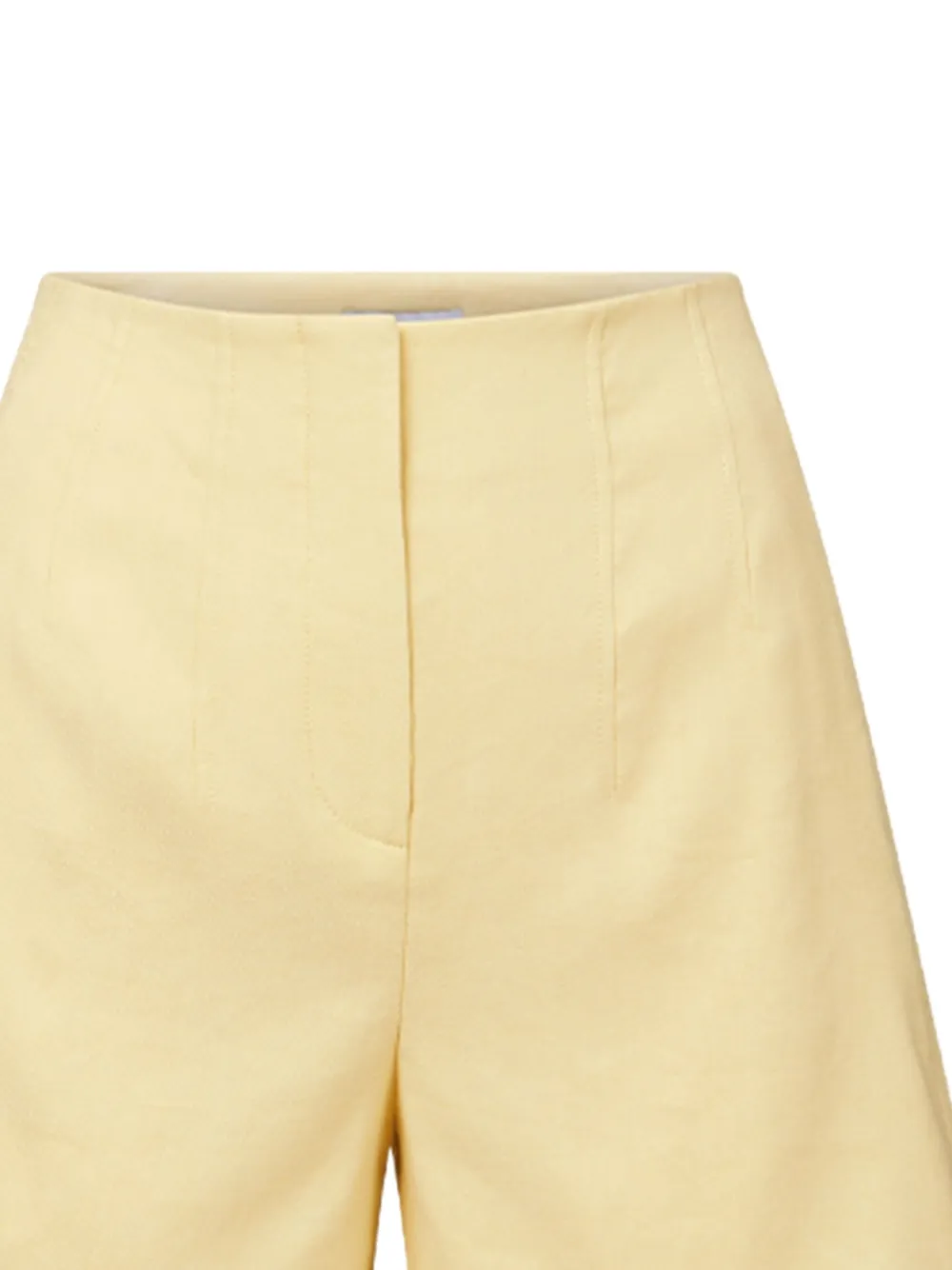 Veronica Beard high-waisted shorts Geel