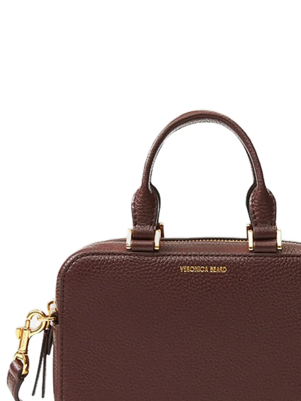 Veronica Beard Boxy top-handle tote bag - Bruin