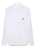 Prada patch-pocket cotton shirt - White