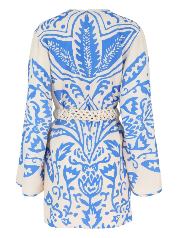 Alexis bell-sleeve Mini Dress | White | FARFETCH Alexis bell-sleeve Mini Dress | White | FARFETCH