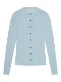 A.L.C. ribbed button-up cardigan - Blue