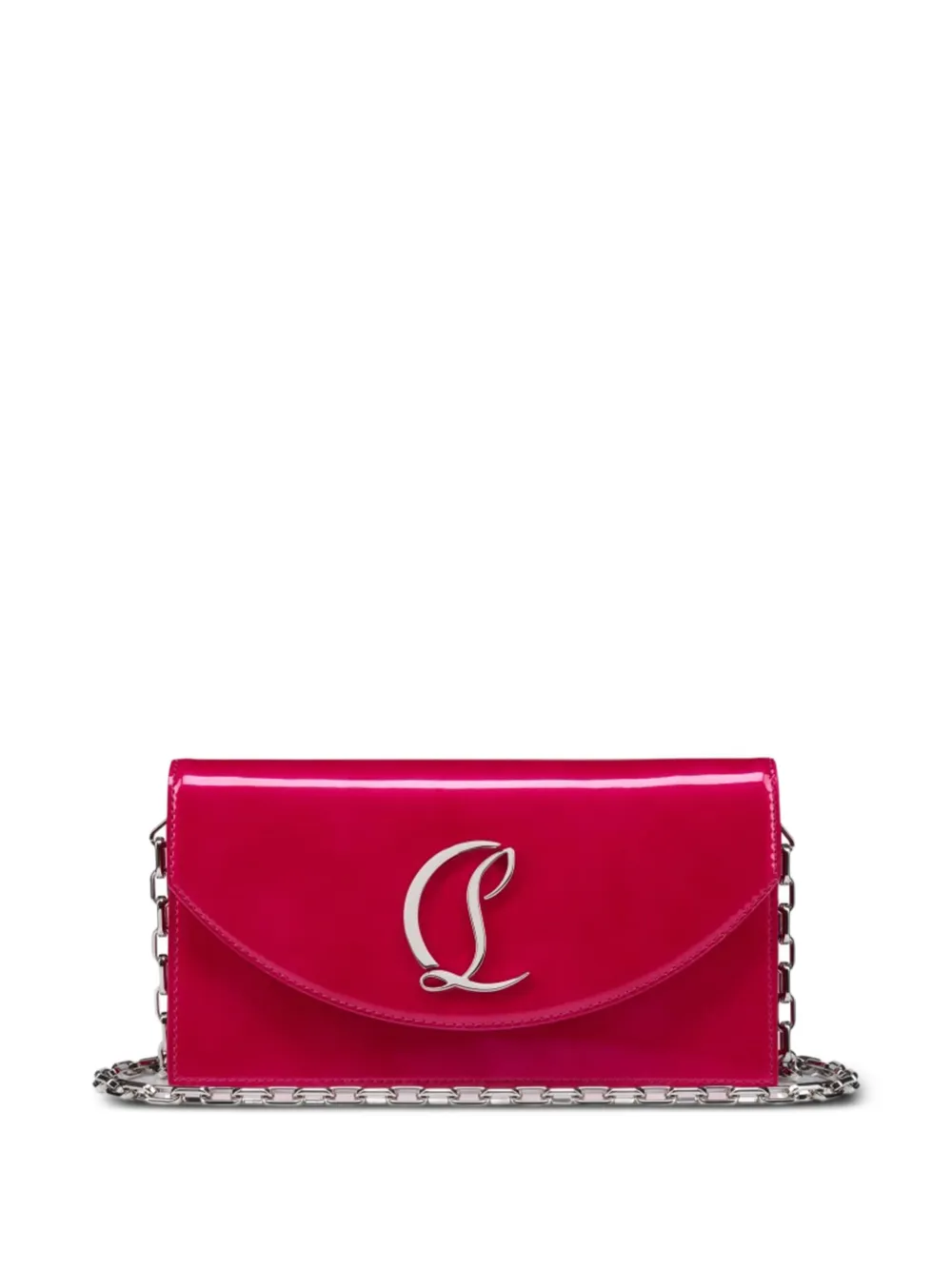 Christian Louboutin patent-leather chain clutch | Image 2