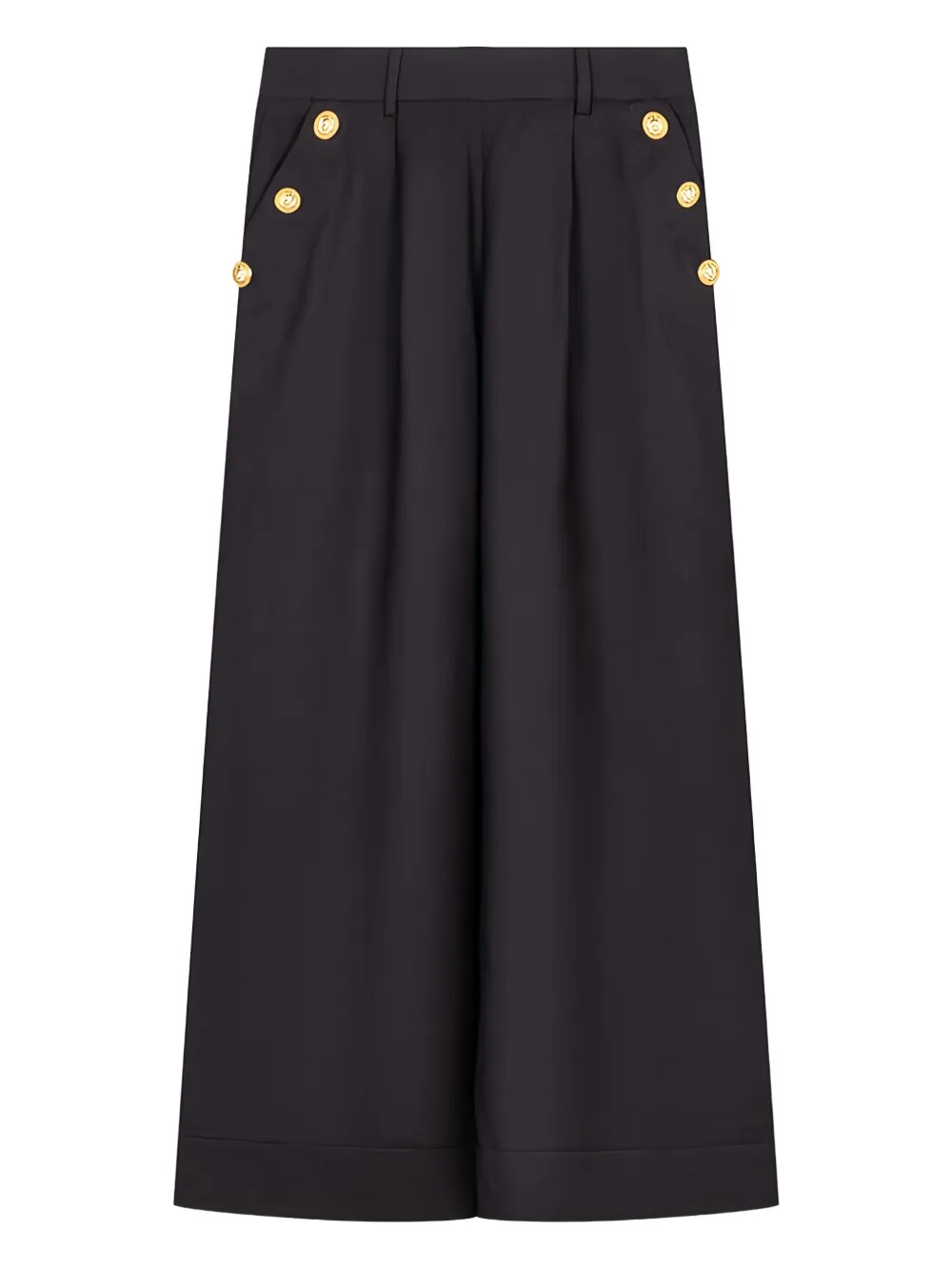 Balmain Kids pleated trousers | Black | Image 1