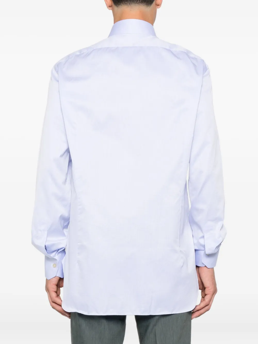 Kiton Button-down overhemd Blauw