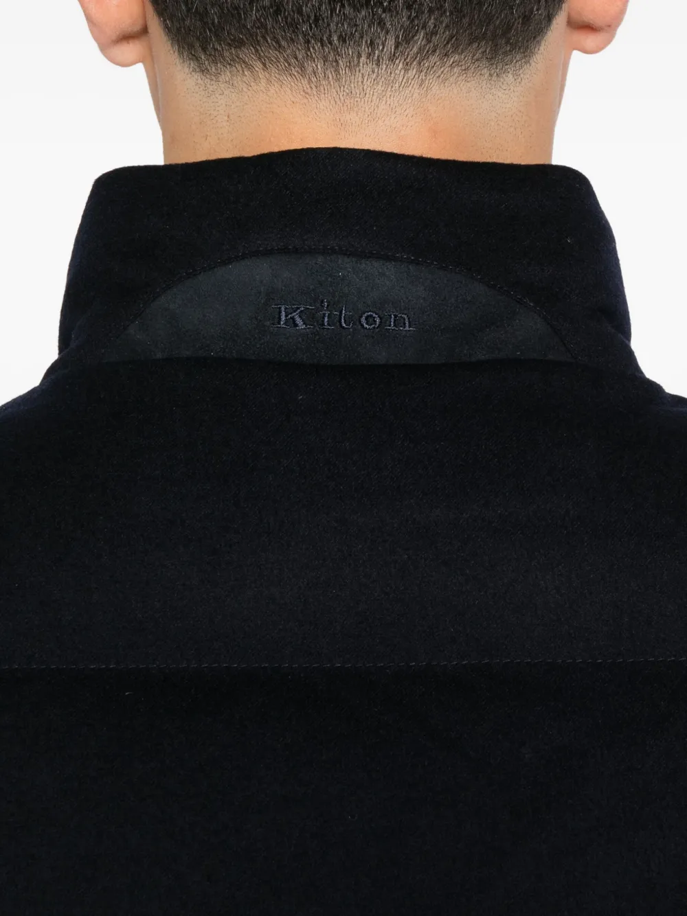 Kiton Bodywarmer met ritssluiting Blauw