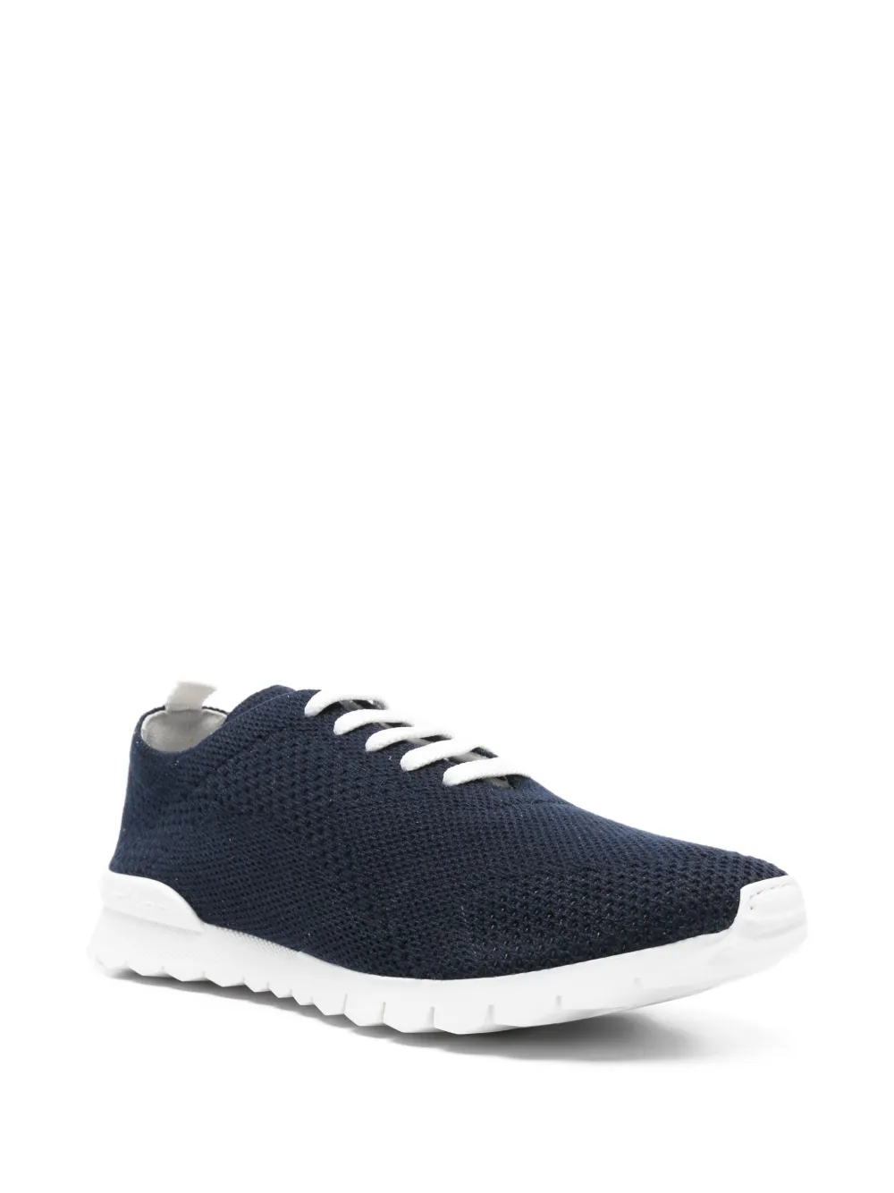 Kiton lace-up low-top sneakers Blue