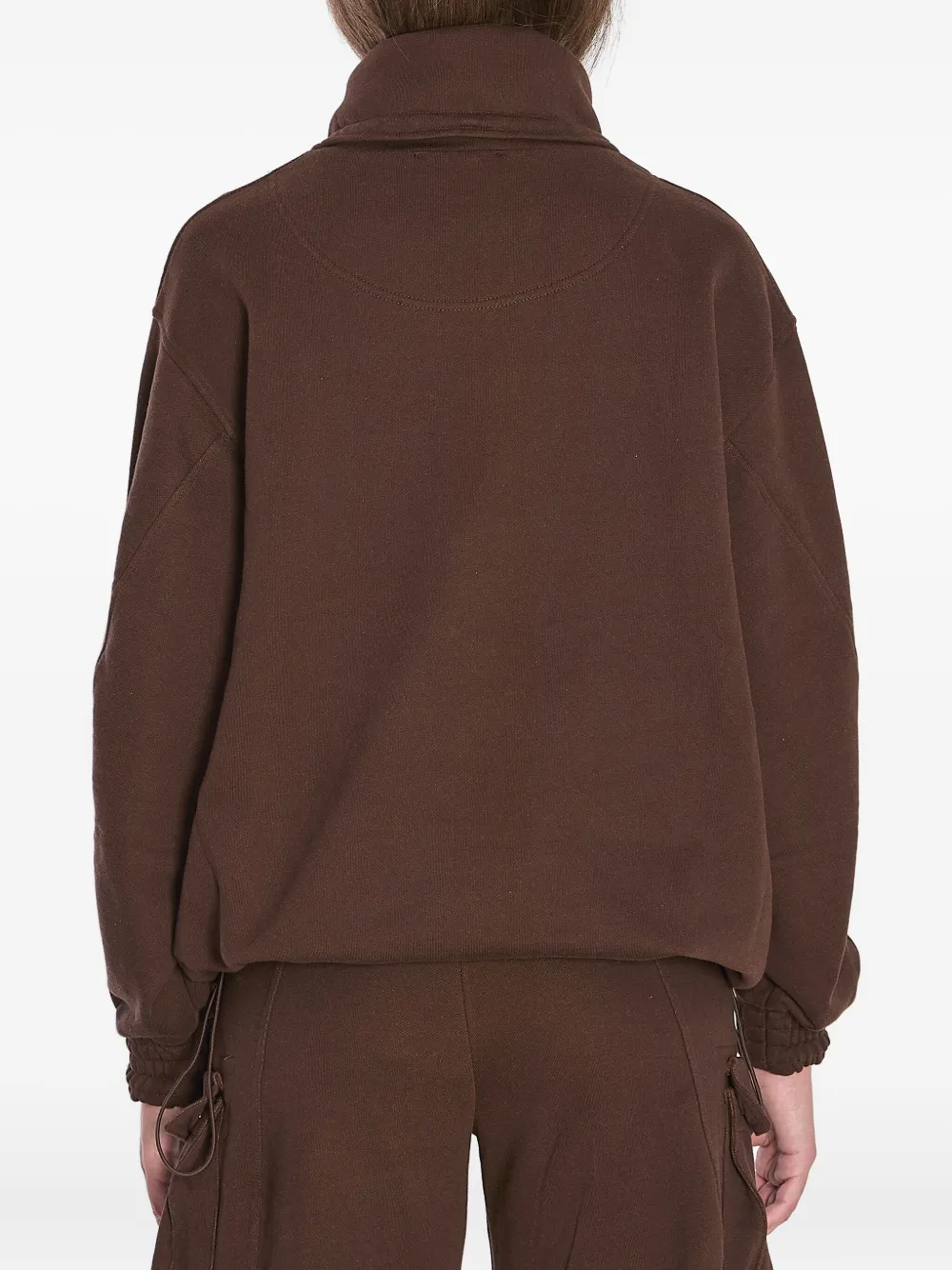 The Attico half-zip sweatshirt Bruin