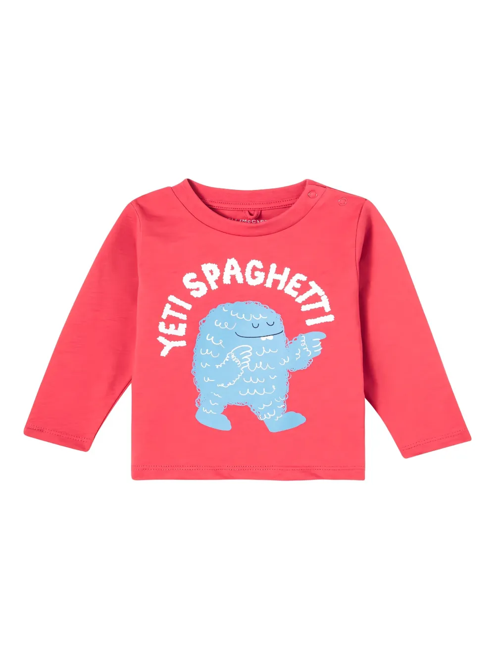 Stella Mccartney Babies' Monster-print Long-sleeve T-shirt In Red