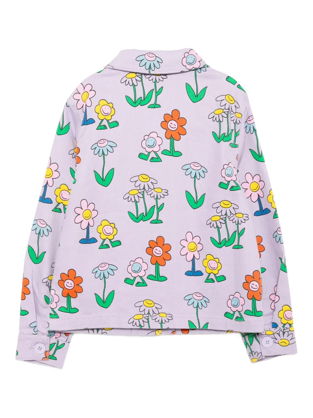Stella McCartney Kids Shirt met print Paars