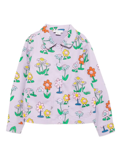 Stella McCartney Kids all-over print shirt 