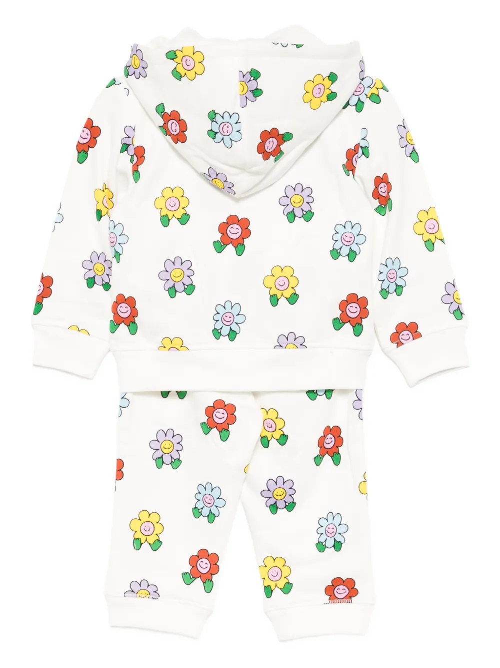 Stella McCartney Kids Trainingspak met bloemenprint Wit