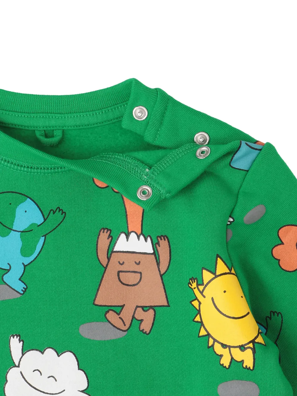 Stella McCartney Kids Trui met stripprint Groen