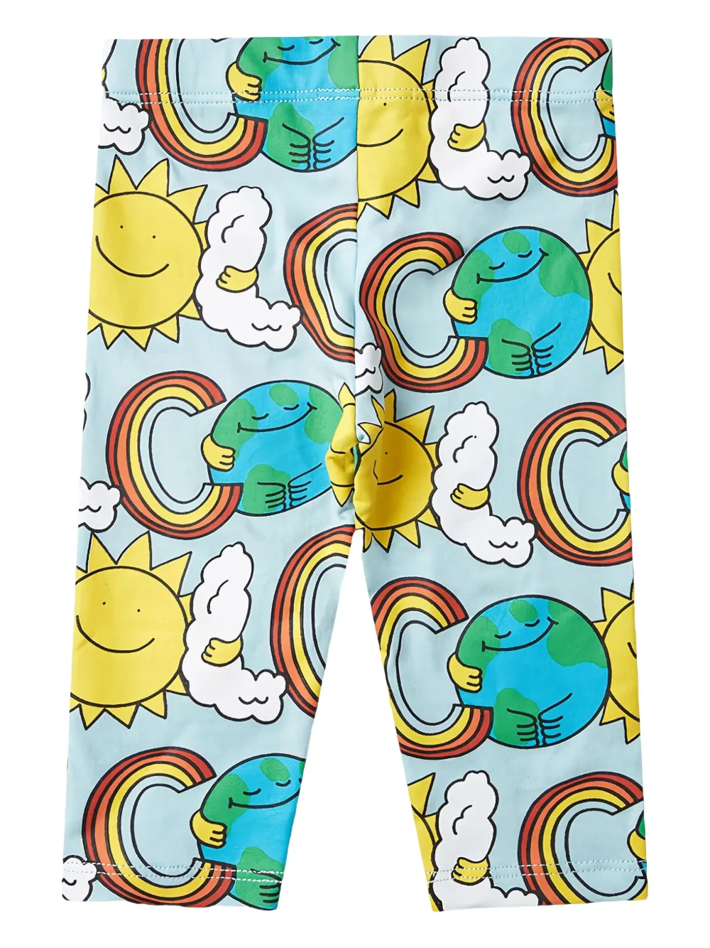 Stella Mccartney Rainbow-print Leggings In Multi