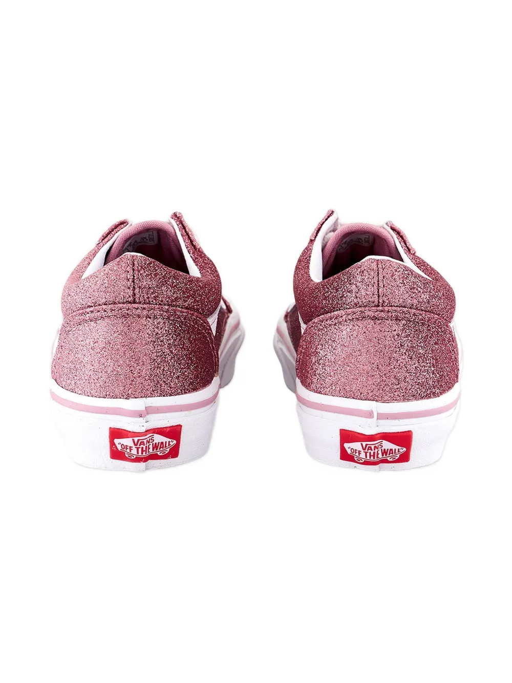 Vans Glitter Stripe Trainers In Pink