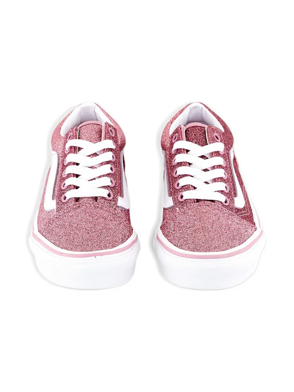 Vans Glitter Stripe Trainers In Pink