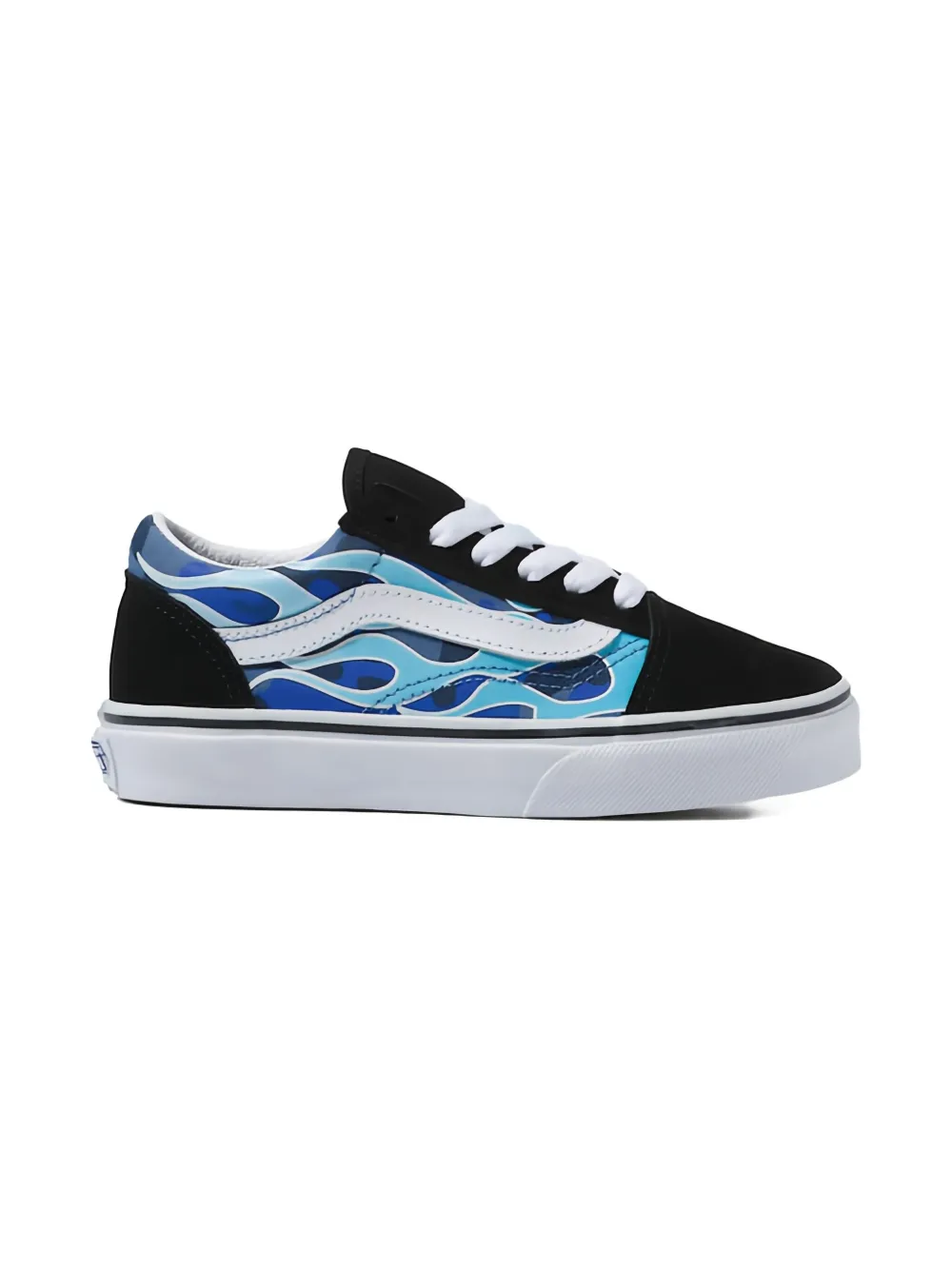 Vans Kids flame detail trainers - Zwart