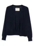 Frenckenberger mini open-front cardigan - Blue