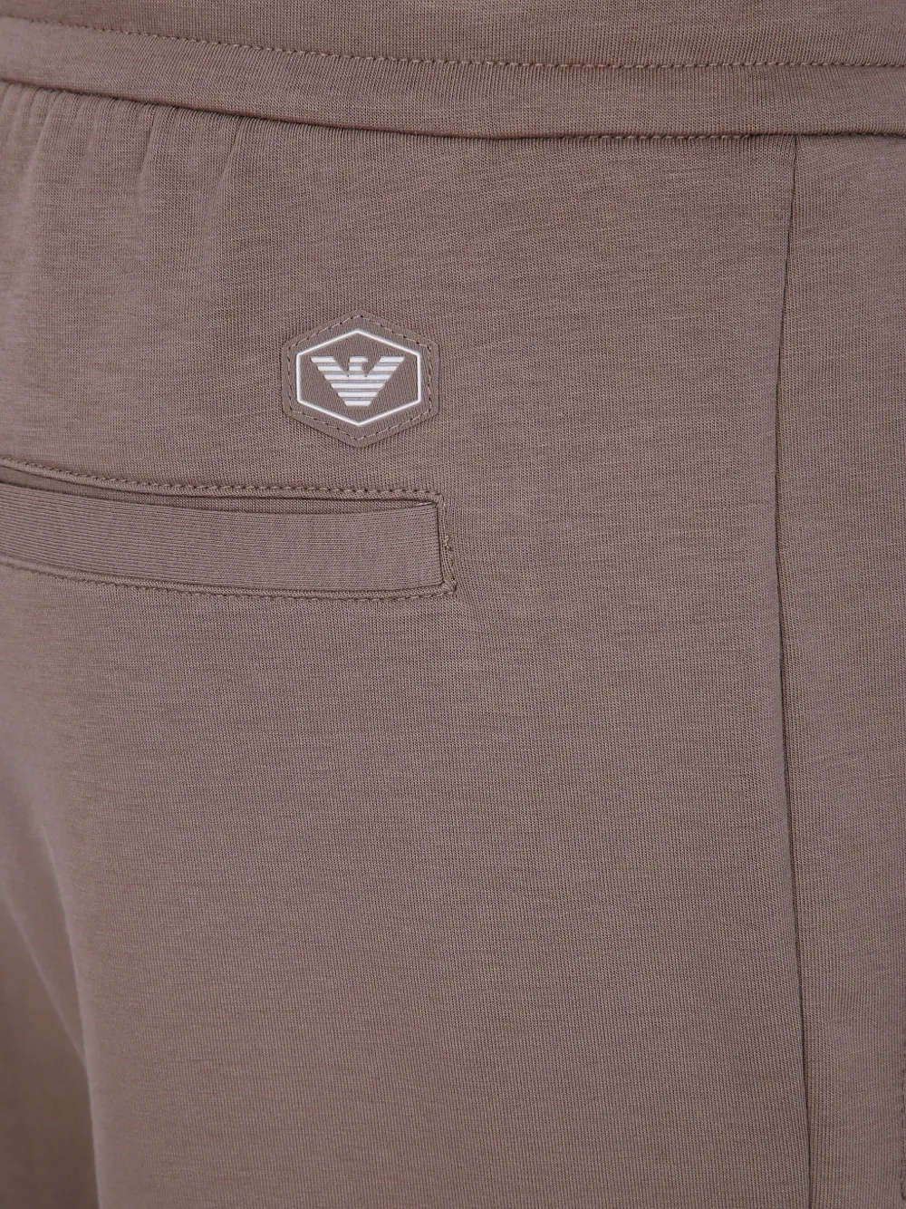 Emporio Armani Trainingsbroek met logopatch Bruin