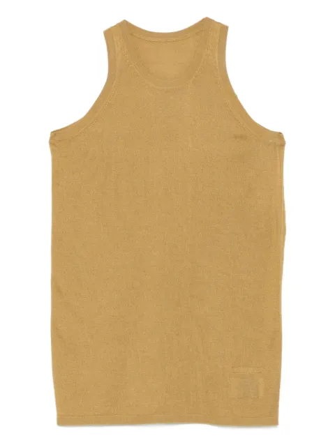 Frenckenberger knitted racer-neck top