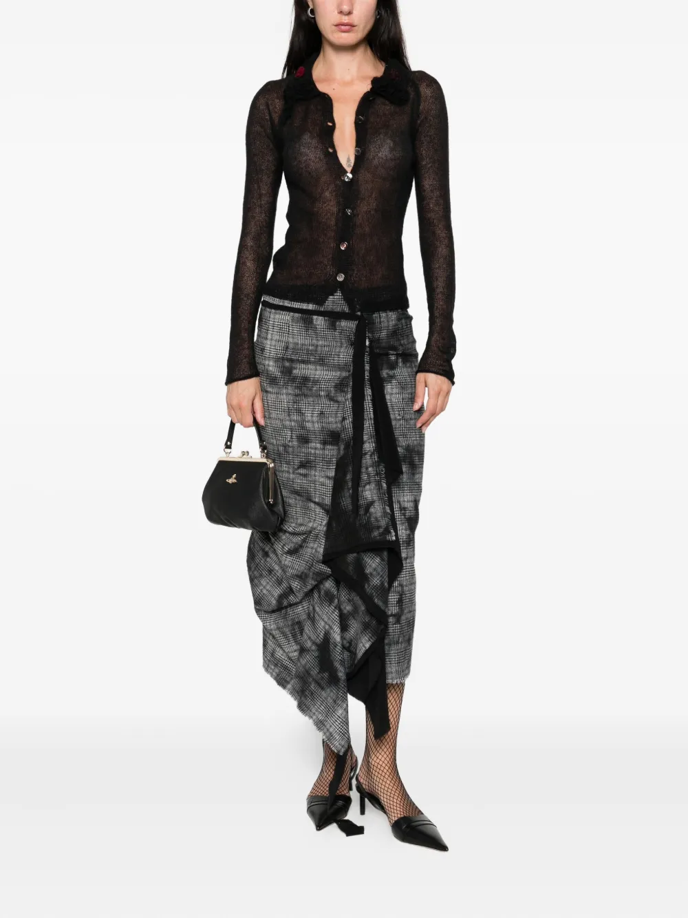 ARCHIVIO  J.M. Ribot rose-embellished button cardigan | Cardigans | Image 2