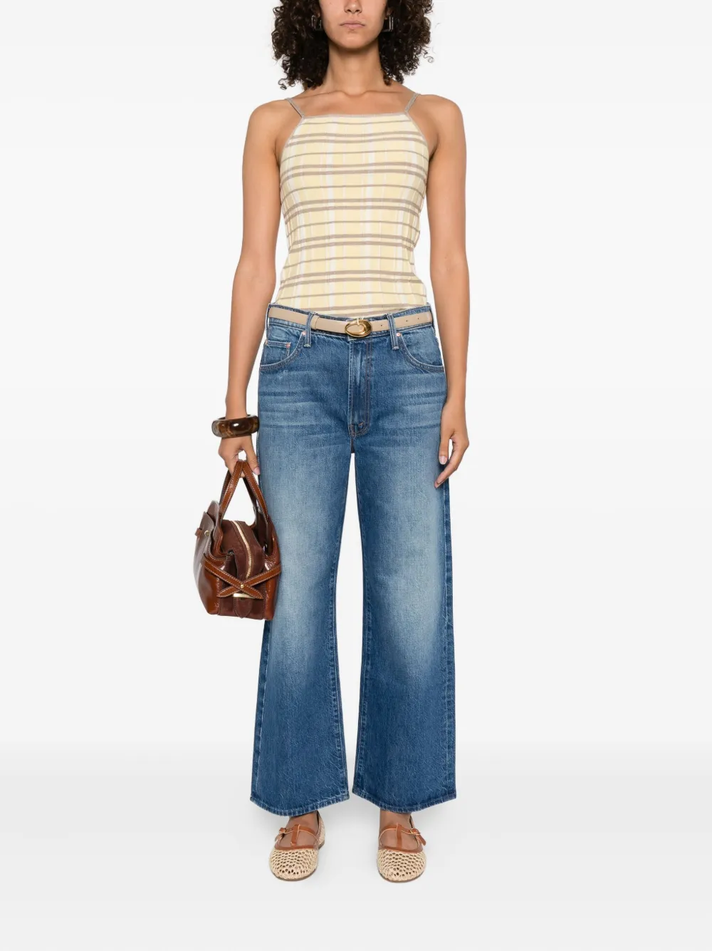 MOTHER The Dodger Ankle jeans Blauw